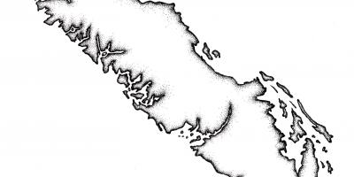 Térkép vancouver-sziget vázlat